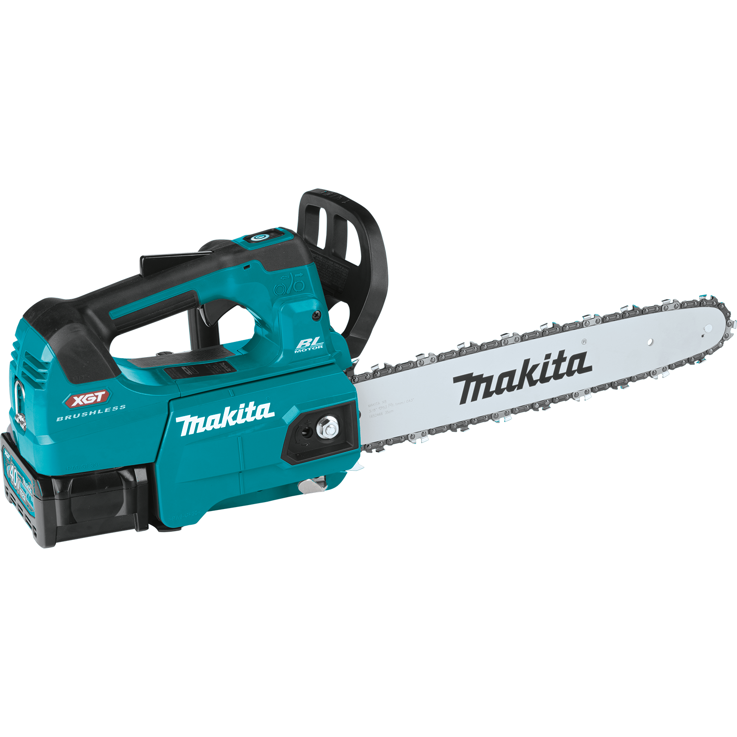Makita 40V max XGT Kit de motosierra inalámbrica con mango superior de 16 Makita 40V max XGT Kit de motosierra inalámbrica con mango superior de 16